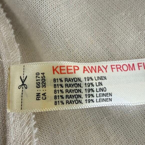 Free People Jayna midi dress halter Free-est Linen blend open back XS - Picture 10 of 11